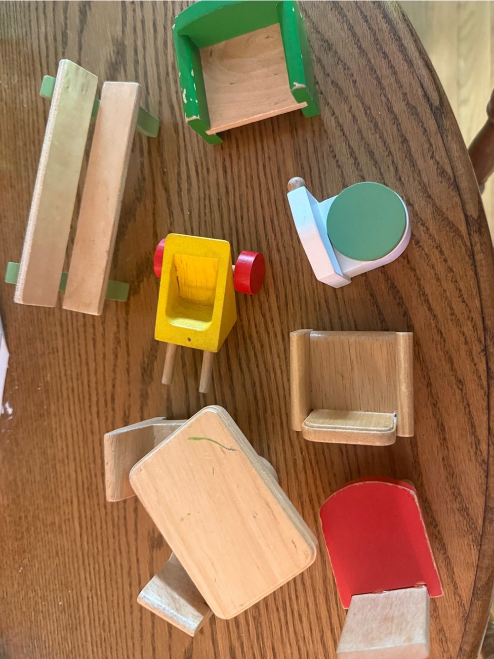 Wood doll furniture